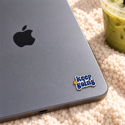 Keep Going - Adhesive Metal Charm - BREACHIT