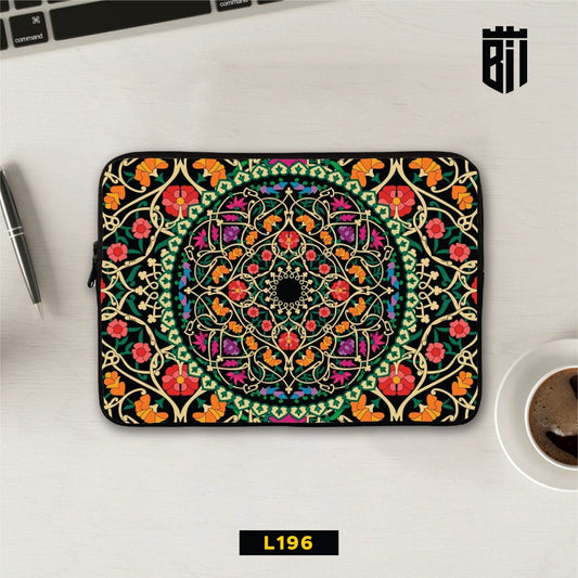 L196 Turkish Mandala Laptop Sleeve - BREACHIT