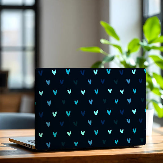 L211 Blue Hearts Laptop Skin - BREACHIT