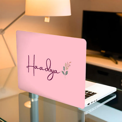 L218 Pink Name Laptop Skin - BREACHIT