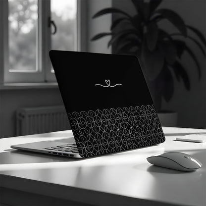 L238 Heart Line Laptop Skin - BREACHIT