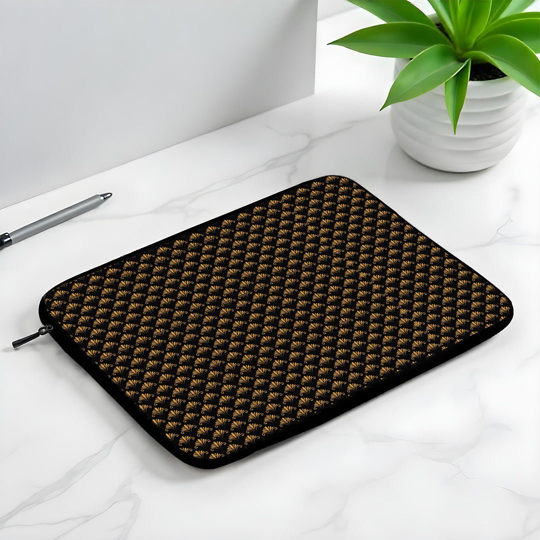 L255 Yellow Pattern Laptop Sleeve - BREACHIT