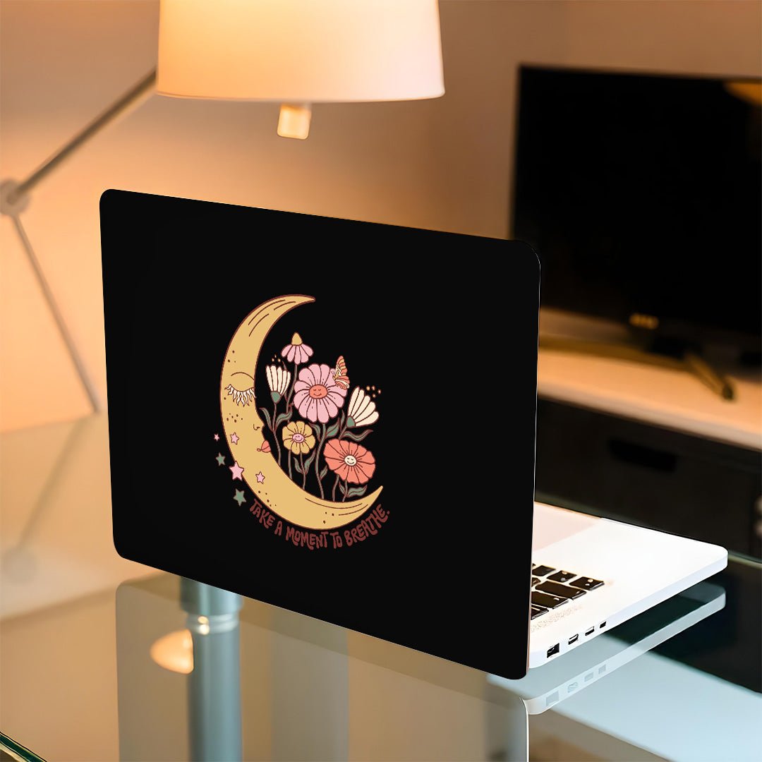 L263 Moon Flower Laptop Skin - BREACHIT