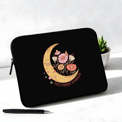 L263 Moon Flower Laptop Sleeve - BREACHIT