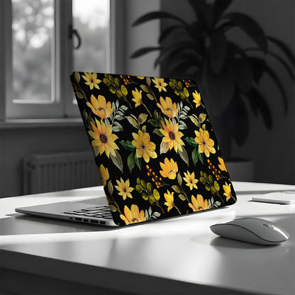 L274 Sunflower Pattern Laptop Skin - BREACHIT