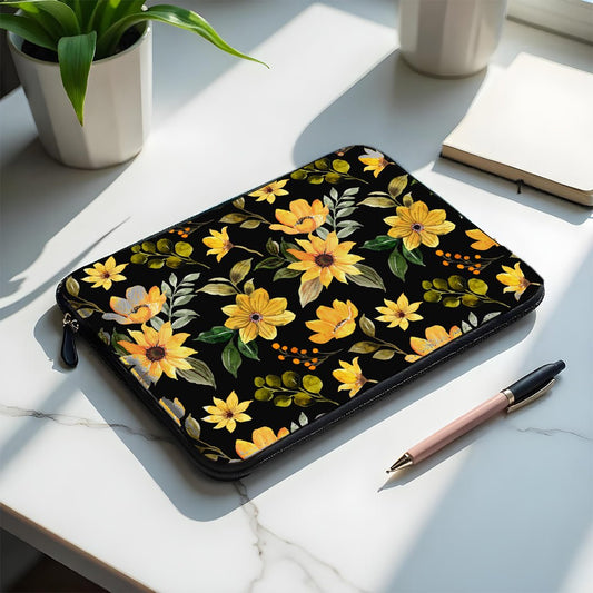 L274 Sunflower Pattern Laptop Sleeve - BREACHIT