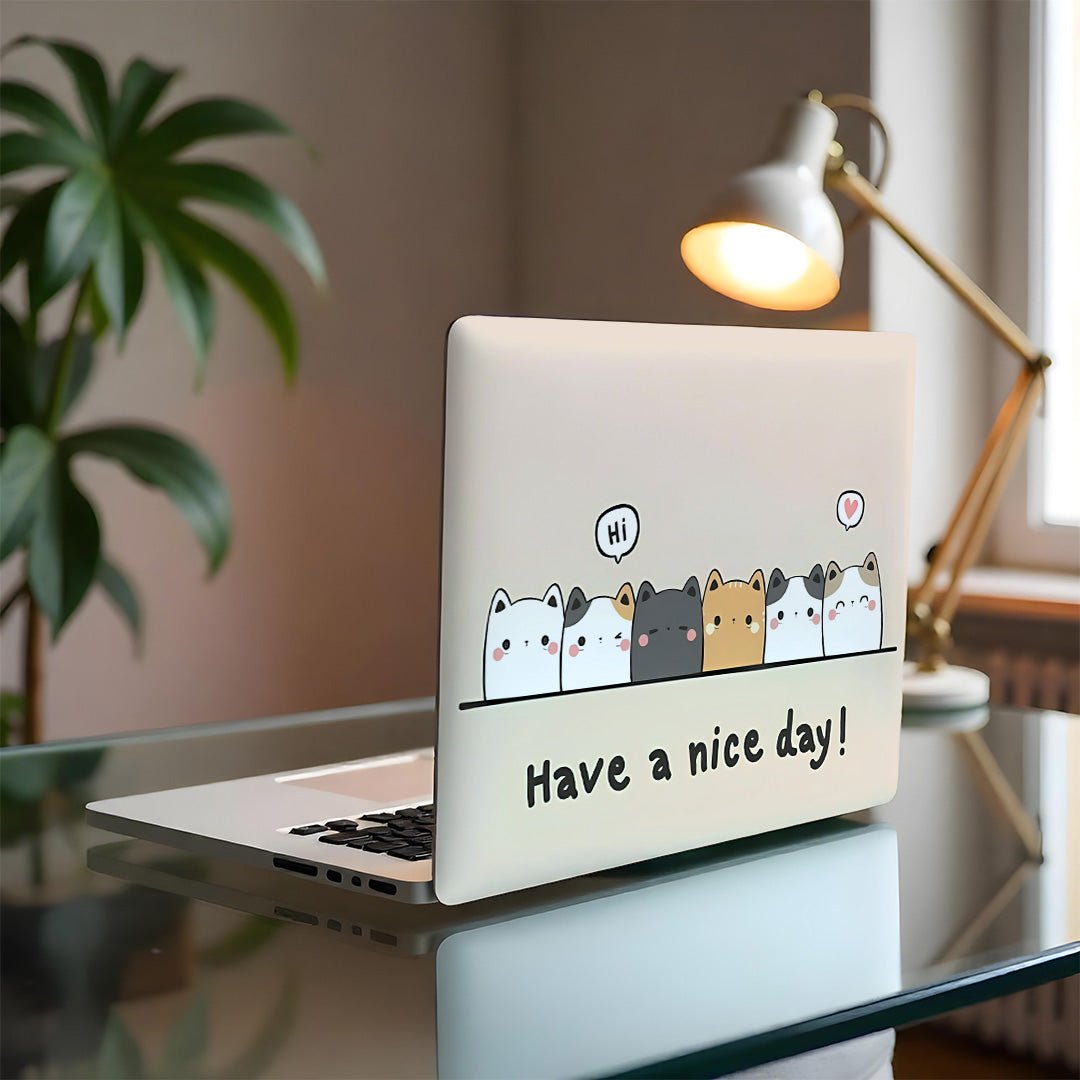 L296 Have A Nice Day Laptop Skin - BREACHIT