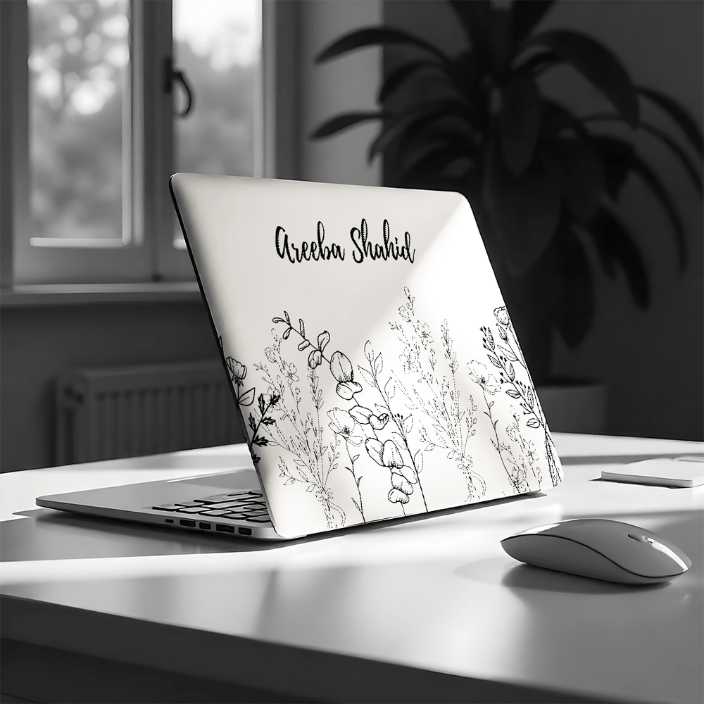 L319 Botanic Grace Name Laptop Skin - BREACHIT