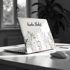 L319 Botanic Grace Name Laptop Skin - BREACHIT