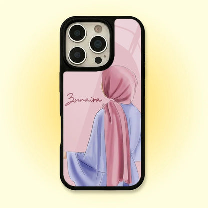 MC031 Name Design Hijabi Girl Mobile Case - BREACHIT