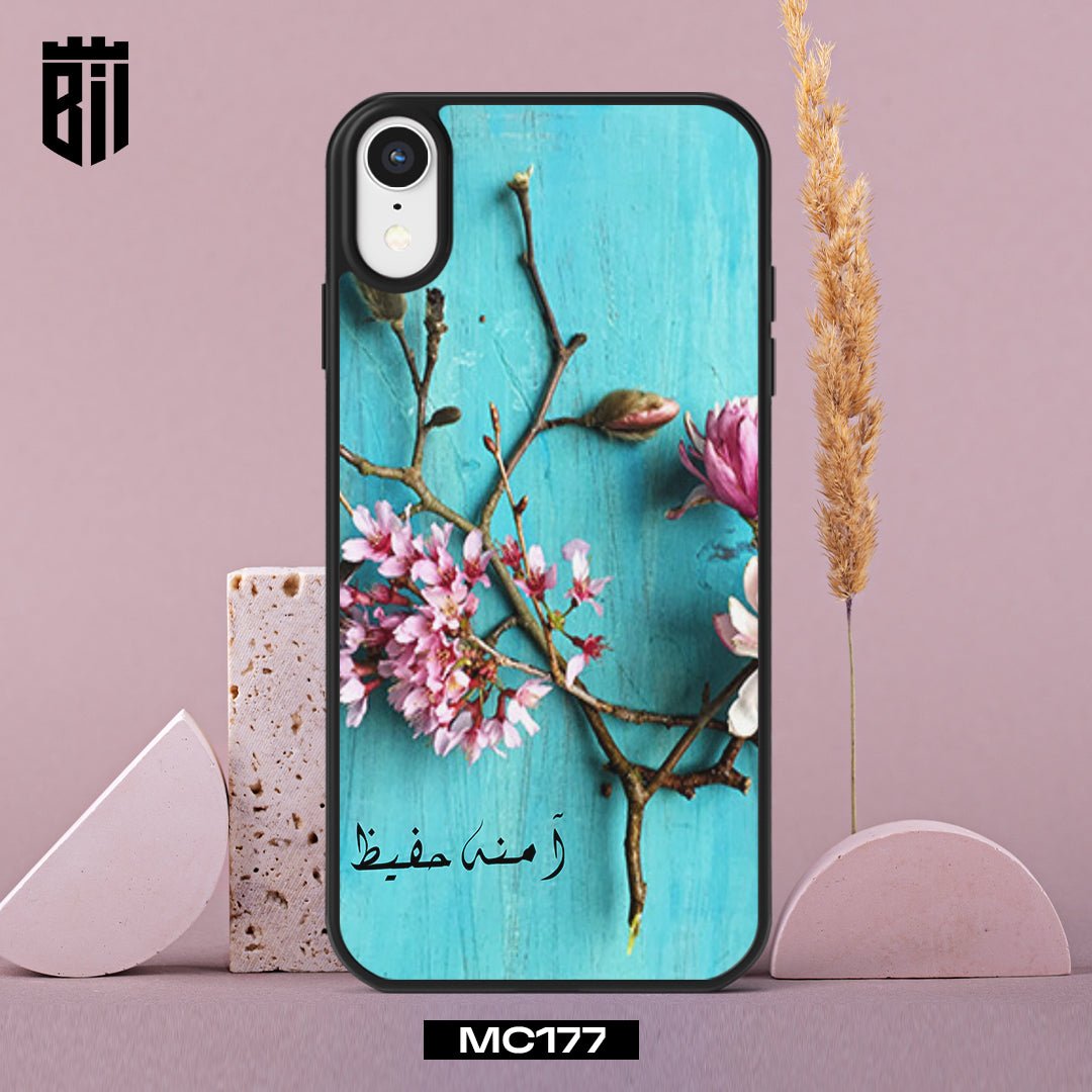 MC177 Flower Blue Name Design Mobile Case - BREACHIT