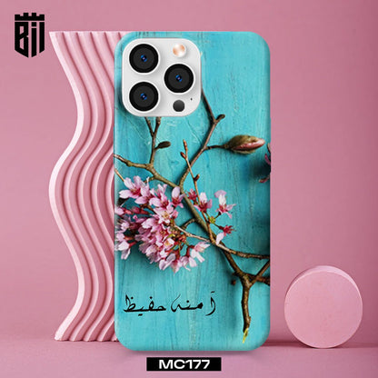 MC177 Flower Blue Name Design Mobile Case - BREACHIT