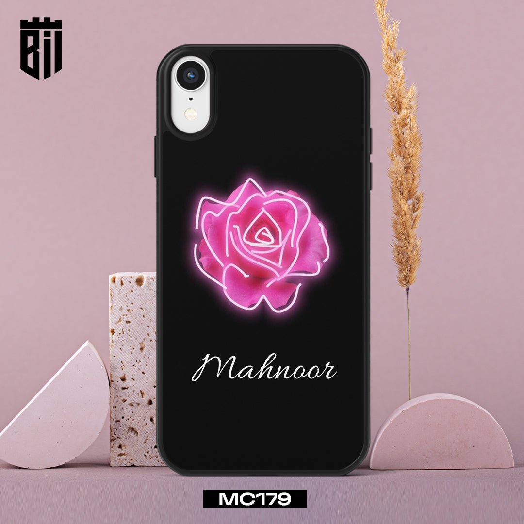 MC179 Flower Pink Name Design Mobile Case - BREACHIT