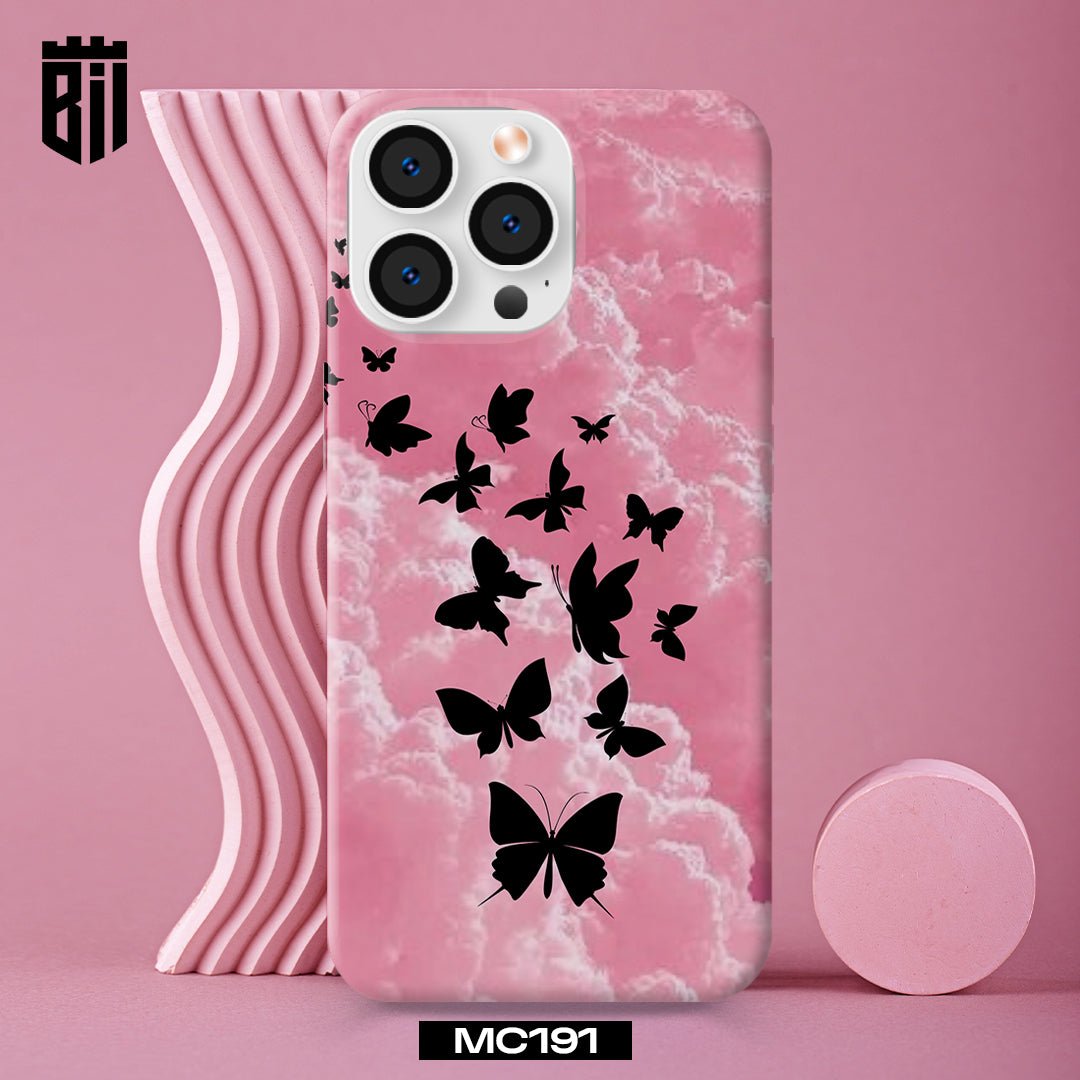 MC191 Sky Butterflies Customized Mobile Case - BREACHIT