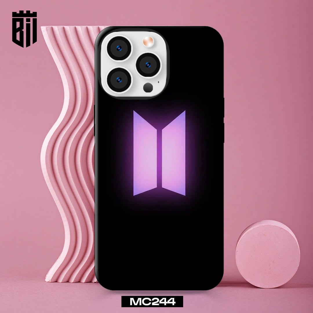 MC244 Purple BTS Customized Mobile Case - BREACHIT