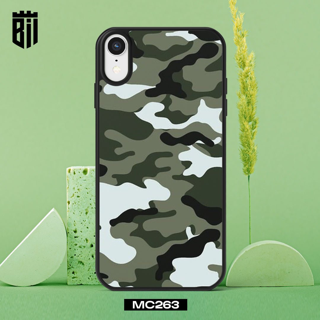 MC263 Green Camouflage Customized Mobile Case - BREACHIT