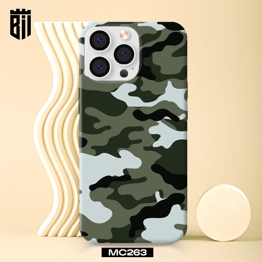 MC263 Green Camouflage Customized Mobile Case - BREACHIT