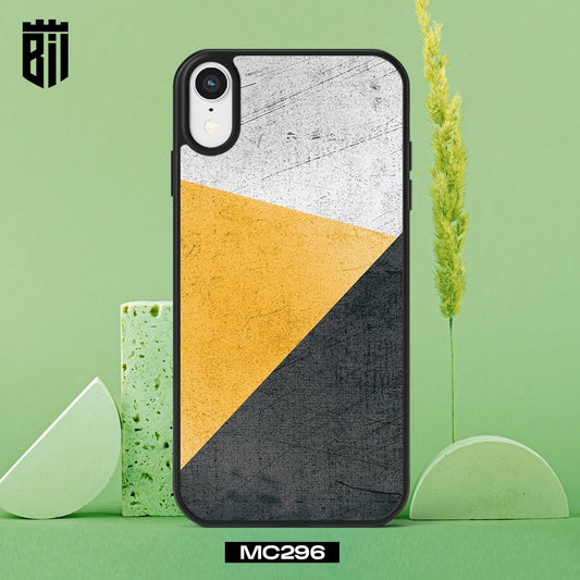 MC296 Black Yellow Abstract Mobile Case - BREACHIT