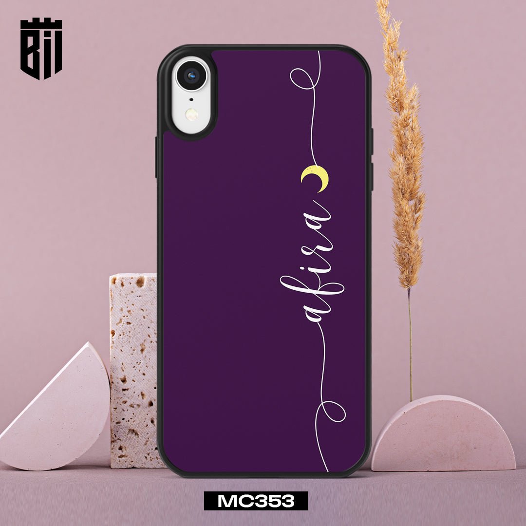 MC353 Purple Name Design Mobile Case - BREACHIT