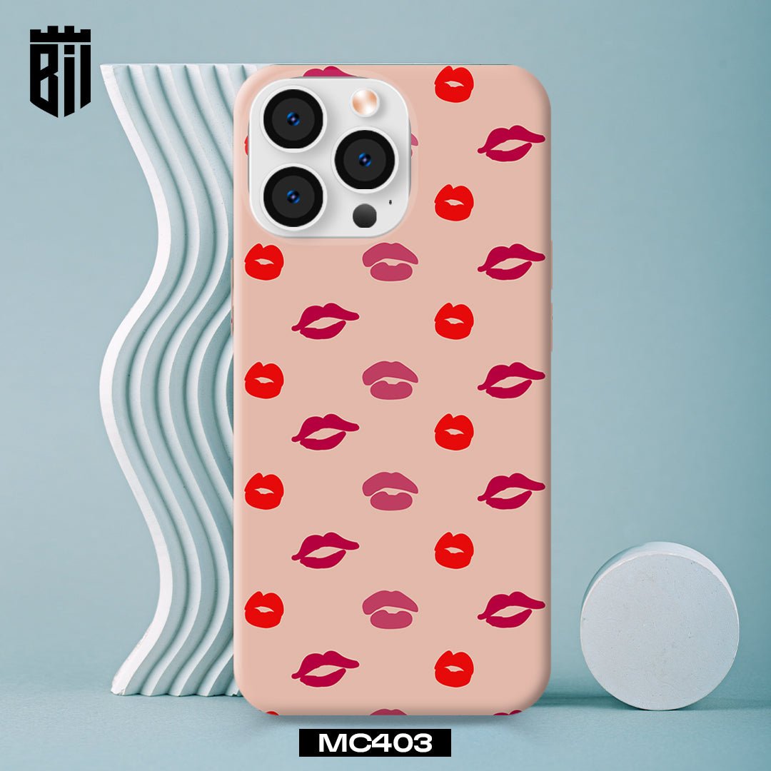 MC403 Pink & Red Lips Design Mobile Case - BREACHIT