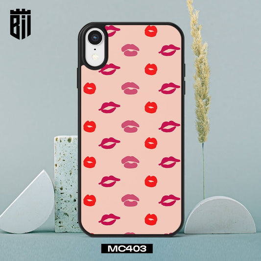 MC403 Pink & Red Lips Design Mobile Case - BREACHIT