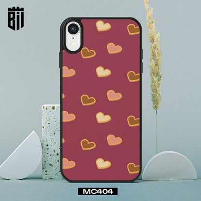 MC404 Purple Base & Hearts Mobile Case - BREACHIT