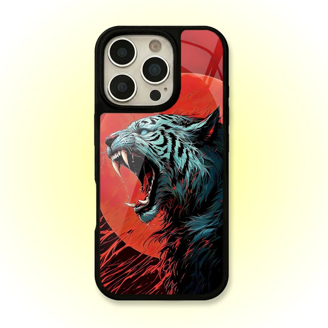 MC433 Red Tiger Design Mobile Case - BREACHIT