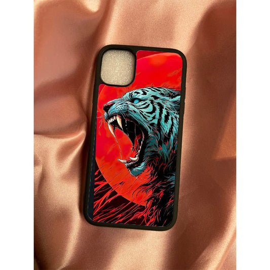 MC433 Red Tiger Design Mobile Case - BREACHIT