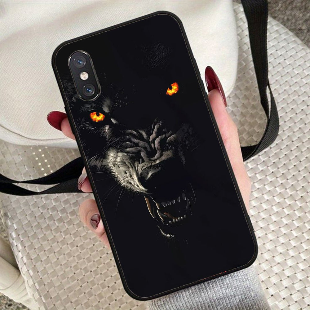 MC434 Black Bear Design Mobile Case - BREACHIT