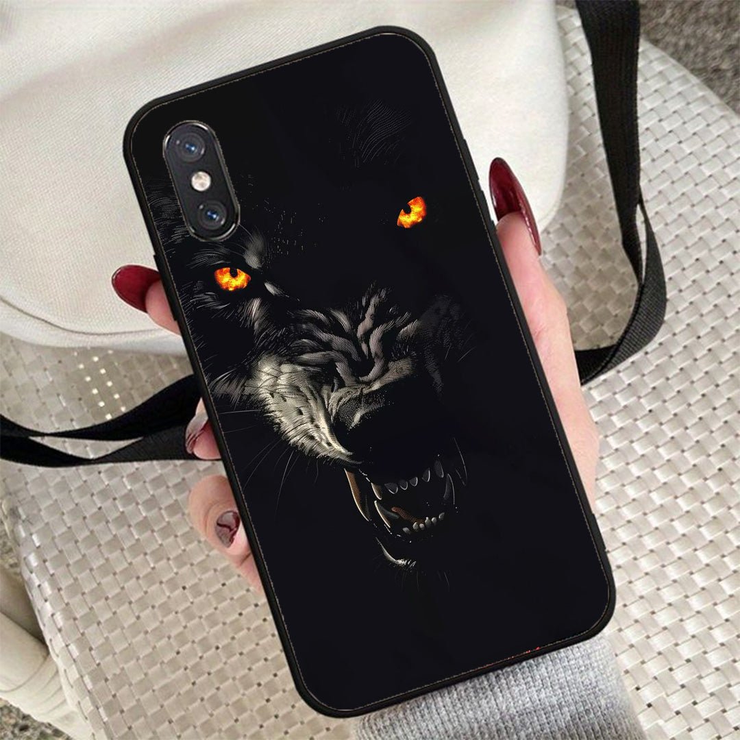 MC434 Black Bear Design Mobile Case - BREACHIT