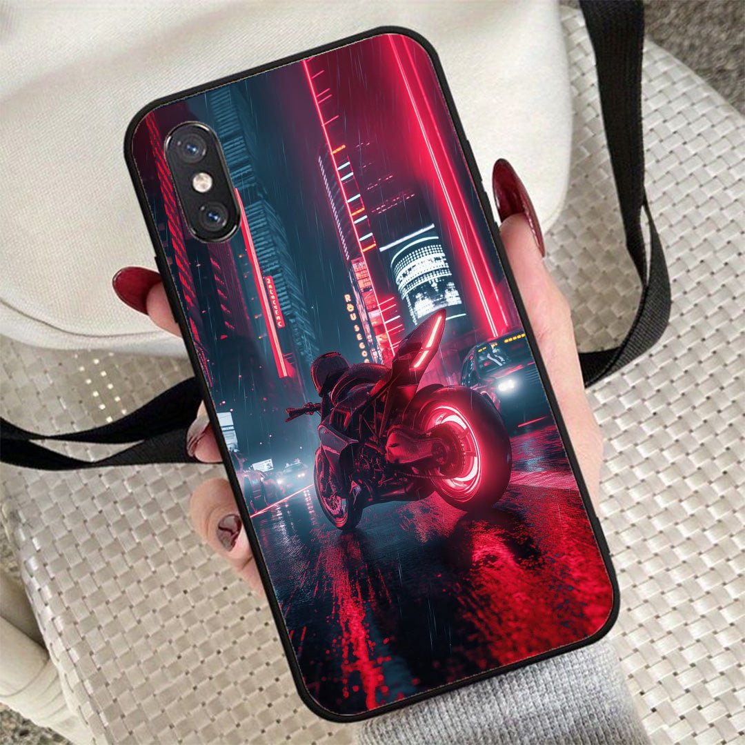 MC446 Redish Bike Design Mobile Case - BREACHIT