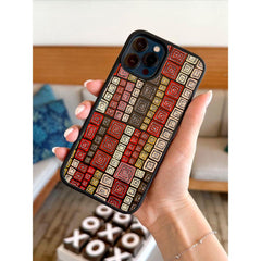 MC486 Red Marble Design Mobile Case - BREACHIT