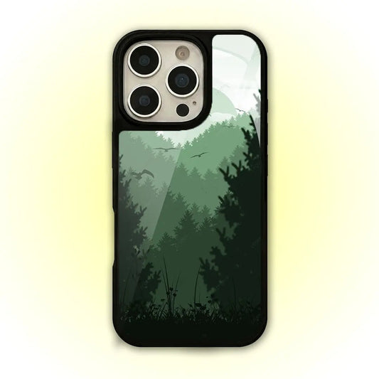 MC493 Green Forest Design Mobile Case - BREACHIT