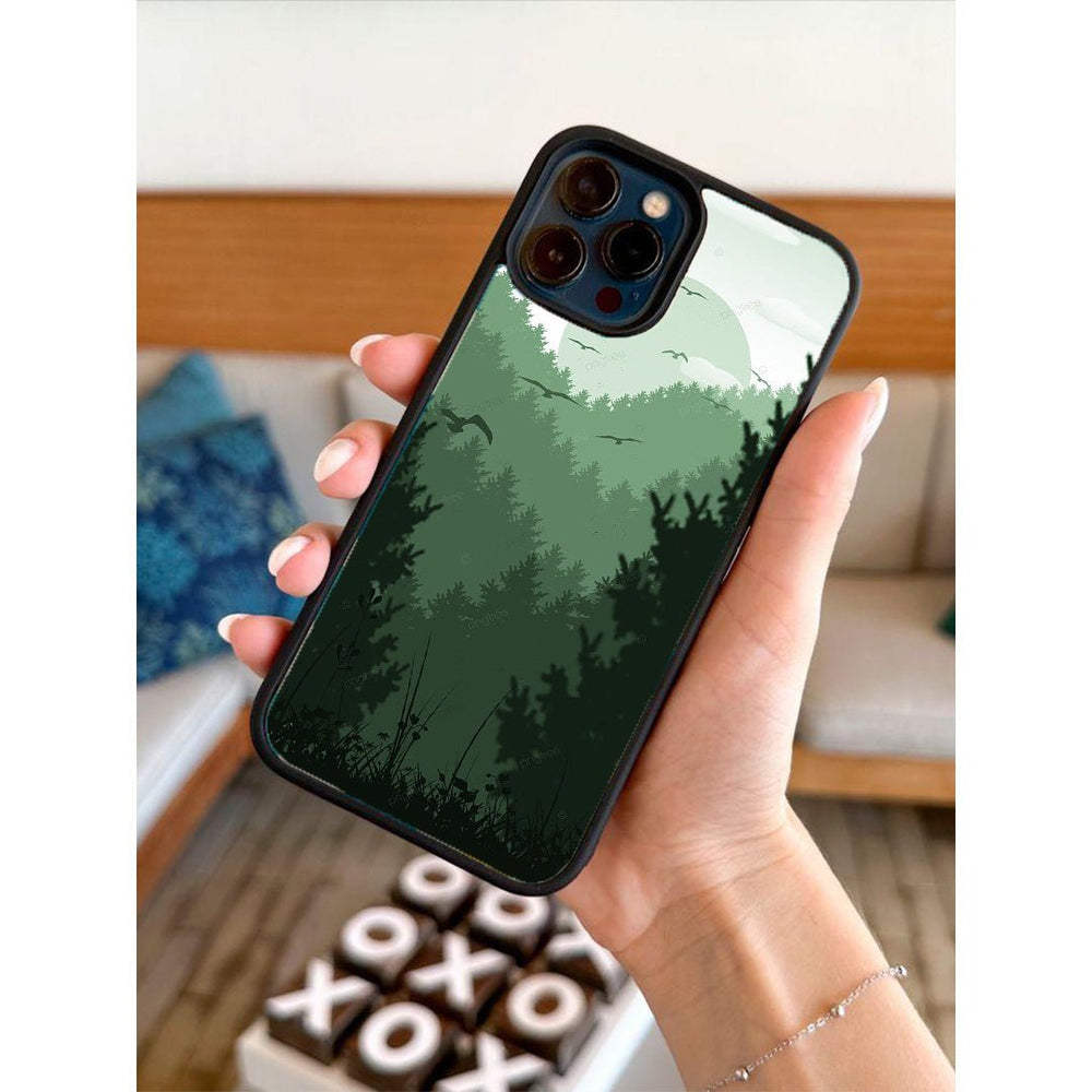 MC493 Green Forest Design Mobile Case - BREACHIT