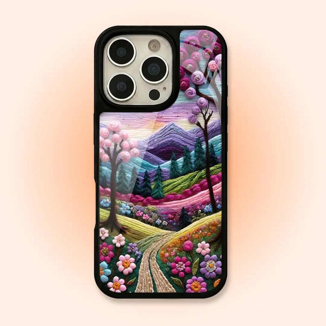 MC494 Pink Garden Design Mobile Case - BREACHIT