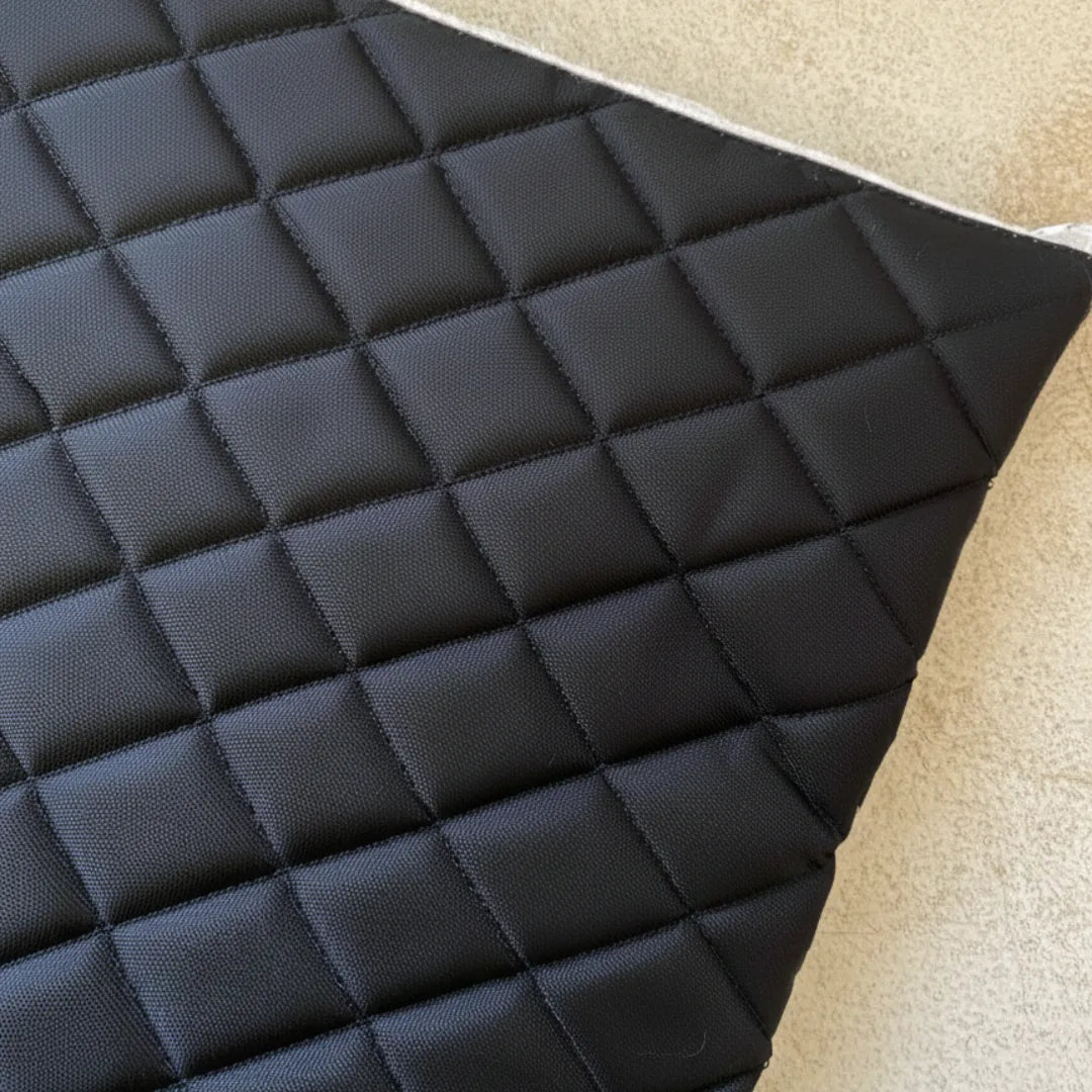 Midnight Black Quilt Puffer Laptop Sleeve - BREACHIT