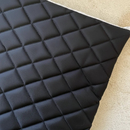 Midnight Black Quilt Puffer Laptop Sleeve - BREACHIT