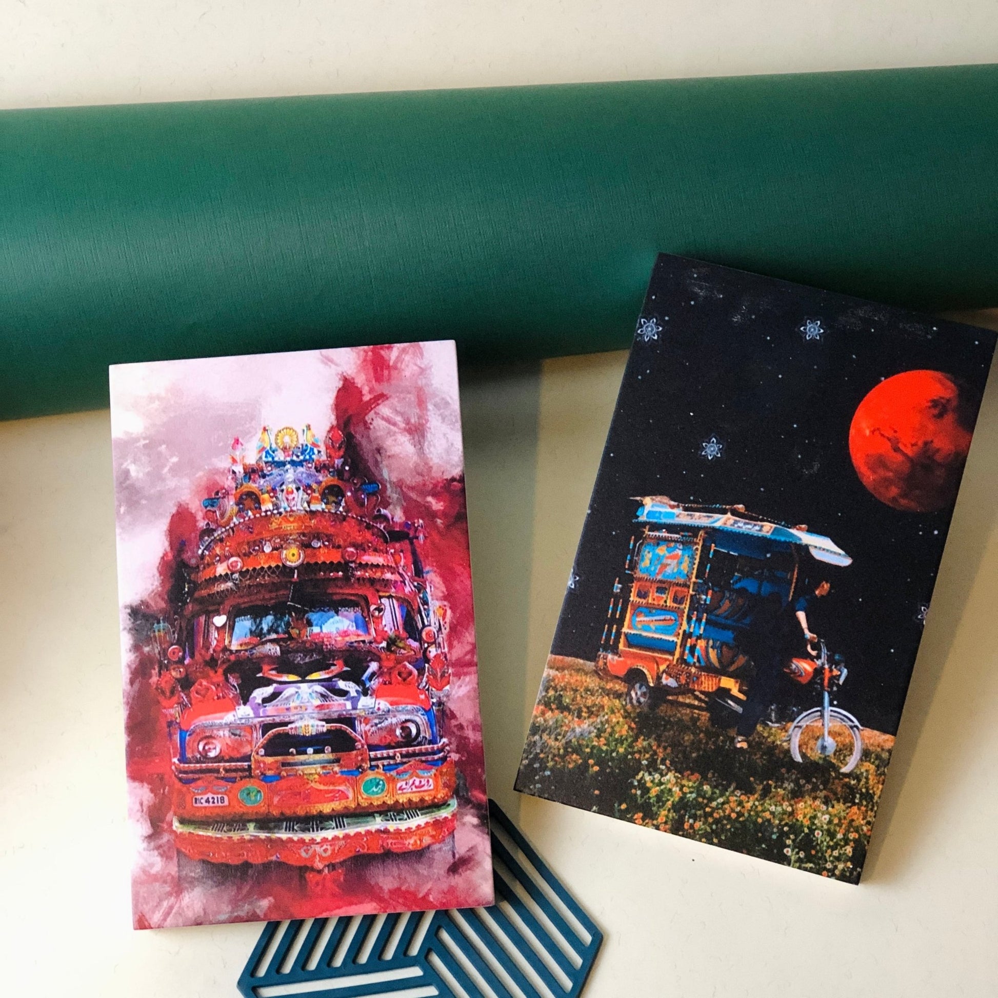 Moonlit Truck Art Wall Frames - BREACHIT