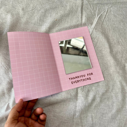 My World Inside - Mirror Greeting Card - BREACHIT