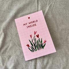 My World Inside - Mirror Greeting Card - BREACHIT