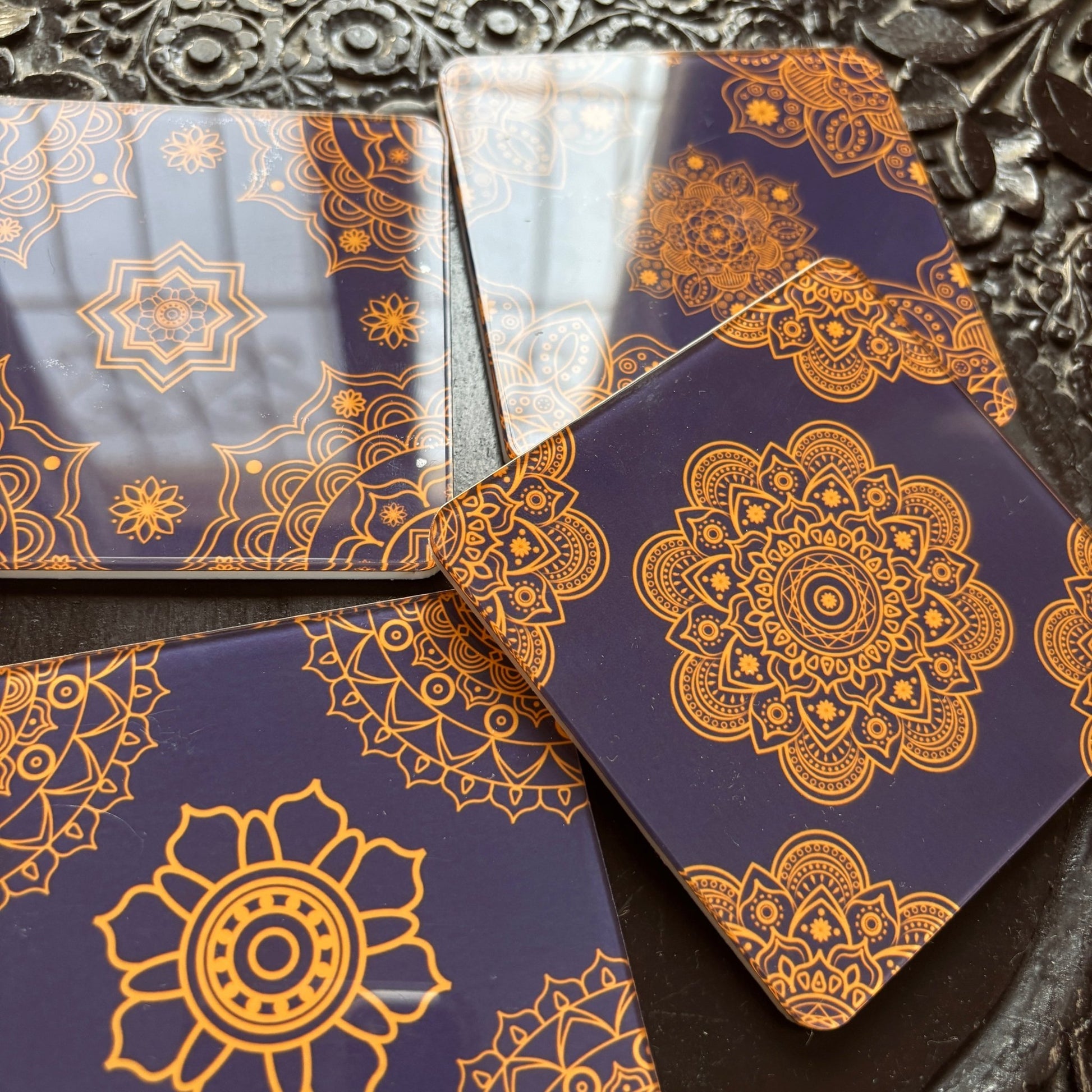 Mystic Gold Tea Coasters Set - BREACHIT