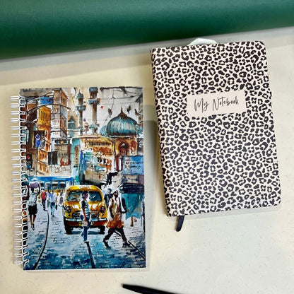 Nostalgic Leopard Scribble and Craft Notebook - BREACHIT