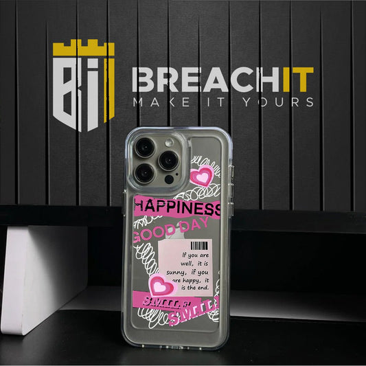 PC003 GoodDay Acrylic Black Border Mobile Case - BREACHIT