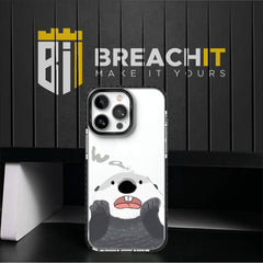 PC008 Waah Acrylic Black Border Mobile Case - BREACHIT