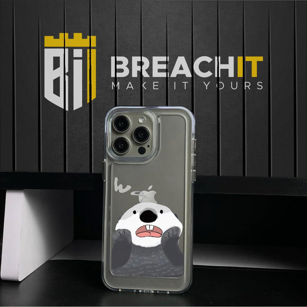 PC008 Waah Acrylic Black Border Mobile Case - BREACHIT