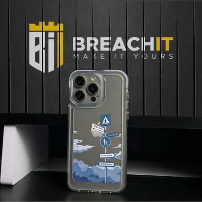 PC016 Start Now Acrylic Black Border Mobile Case - BREACHIT
