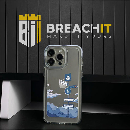 PC016 Start Now Acrylic Black Border Mobile Case - BREACHIT