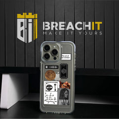 PC022 Eye Contact Acrylic Black Border Mobile Case - BREACHIT
