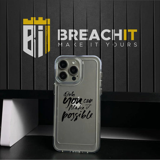 PC023 Possible Acrylic Black Border Mobile Case - BREACHIT