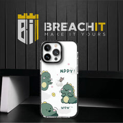 PC029 Mini Dragon Acrylic Black Border Mobile Case - BREACHIT